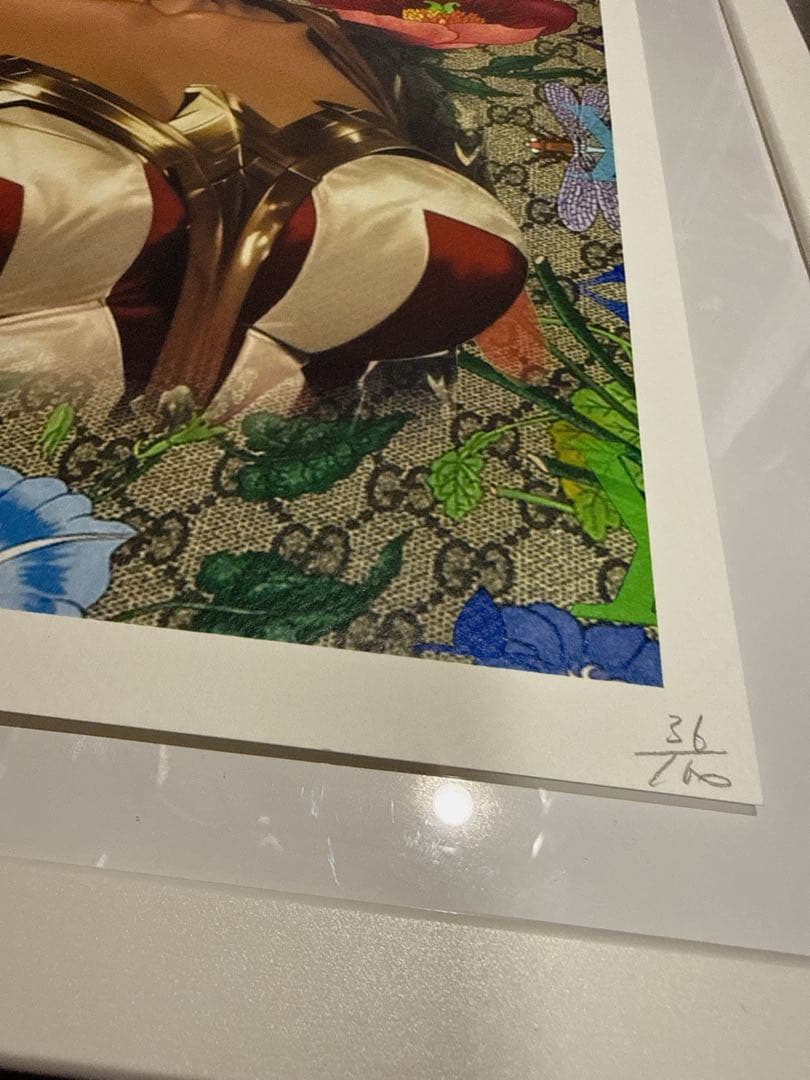 DEATH NYC 現代アート　世界100枚限定 ヴィトン　ワンダーウーマン