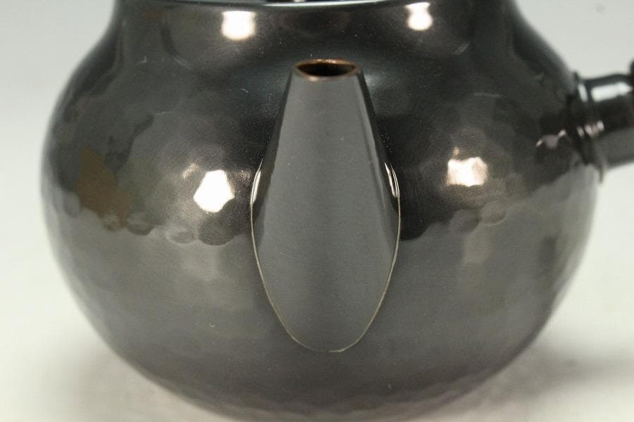 美術銅器 新光堂 急須 共箱 未使用(K-LC865)