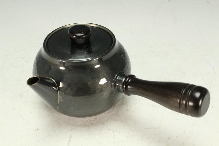 美術銅器 新光堂 急須 共箱 未使用(K-LC865)