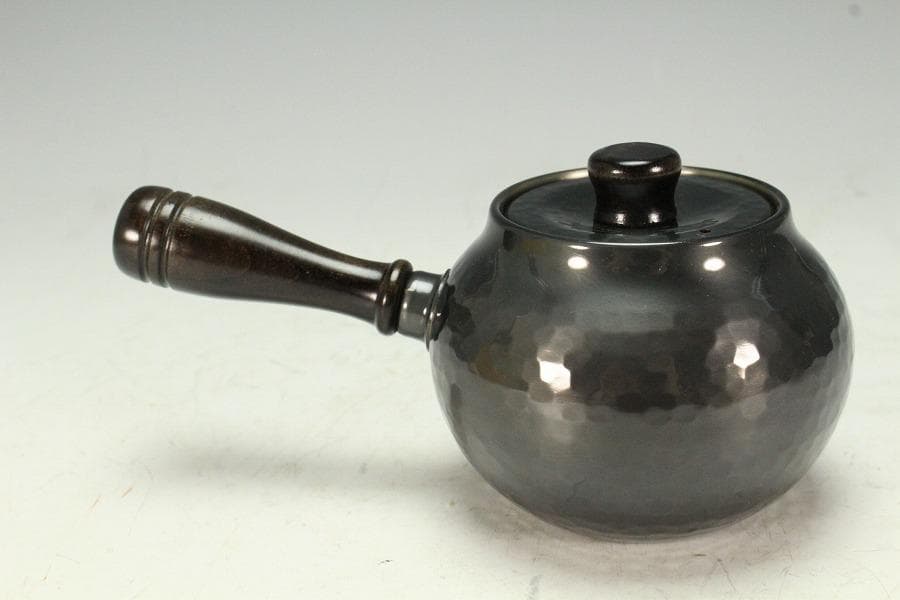 美術銅器 新光堂 急須 共箱 未使用(K-LC865)