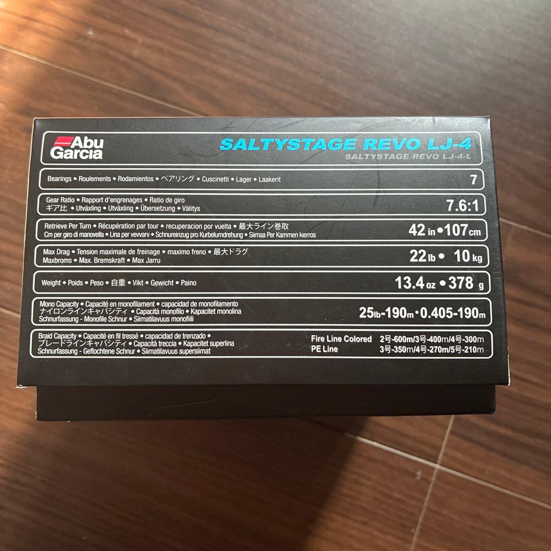Abu Garcia SALTY STAGE REVO LJ4-L ベイトリール