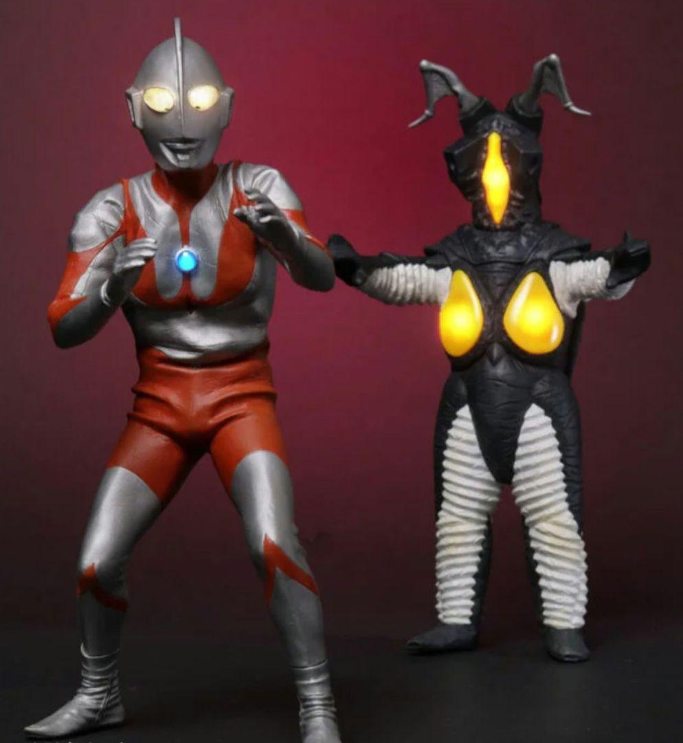 大怪獣シリーズ ウルトラマン(Cタイプ)&ゼットン 発光Ver.　セット販売