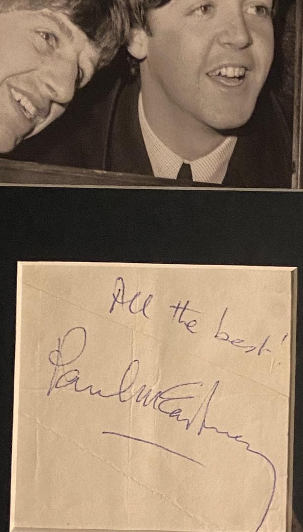 Paul McCartney　直筆サイン