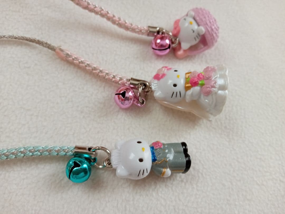 【ゆうパケット】ハローキティ 根付け　軽井沢　他3個セット