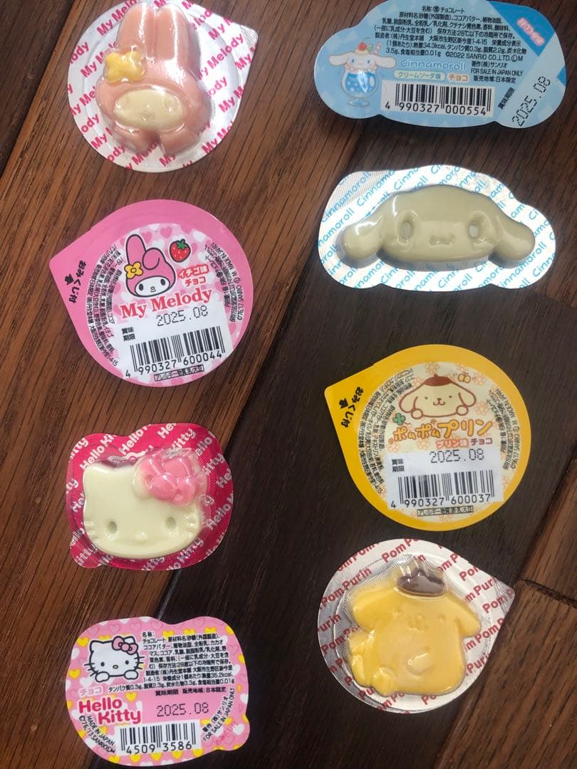 バレンタインプチギフトサンリオチョコ　友チョコ　お配り　6