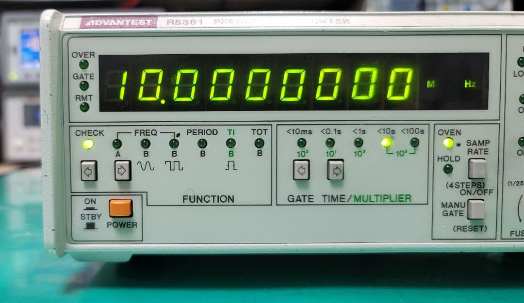 整備品 R5361FREQUENCY COUNTER 0.2mHz-1GHz