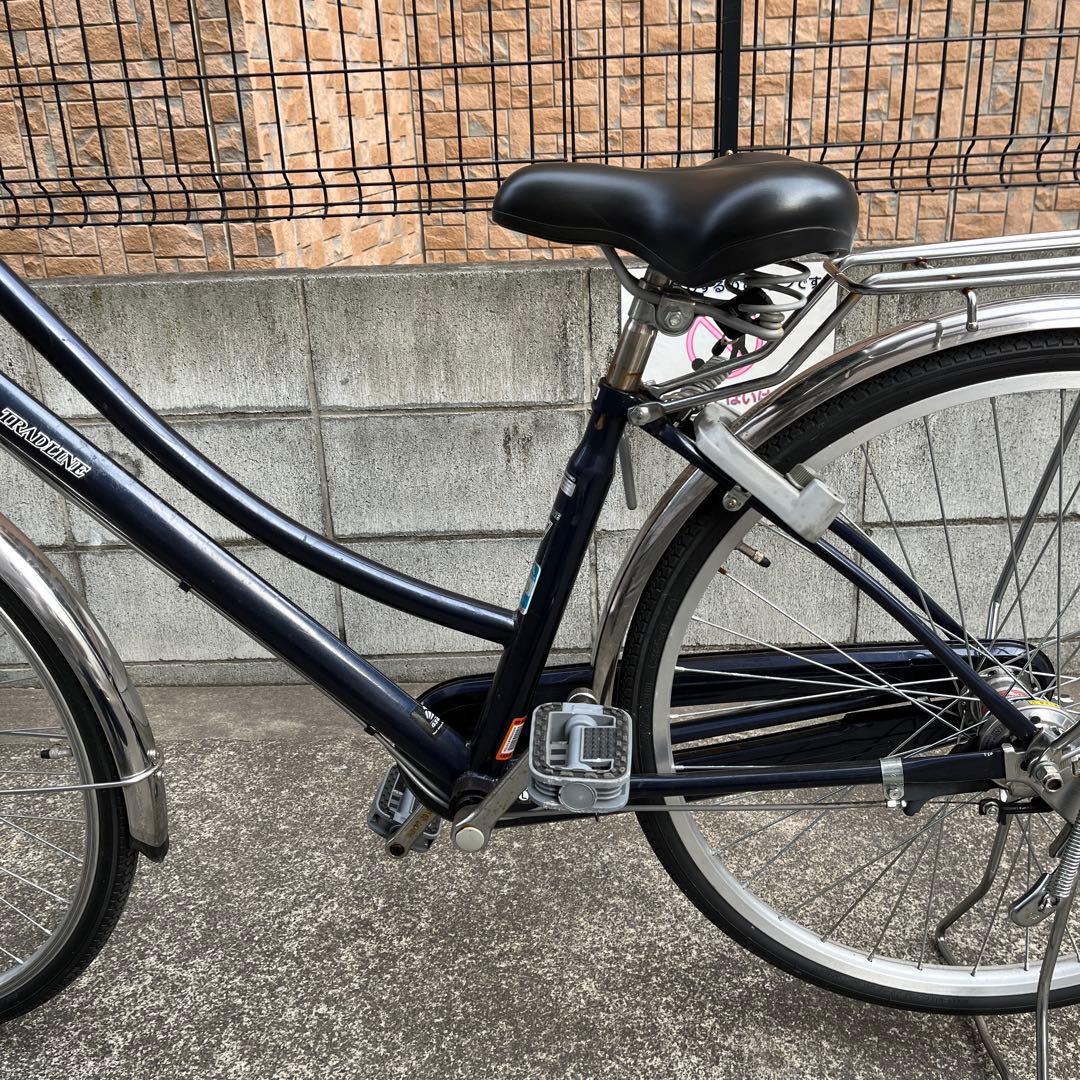 あさひ シティサイクル 前カゴ付／自動点灯ライト・防犯ワイヤー付【国分寺 引取】