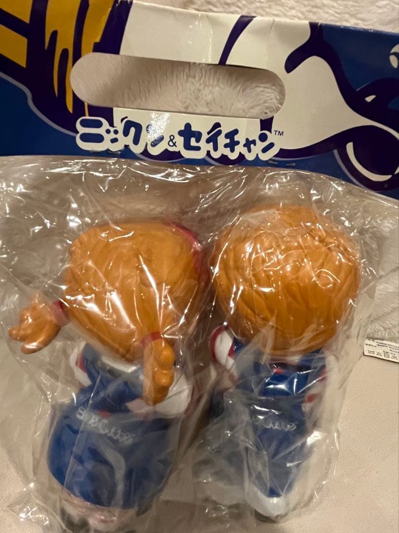 【最終値下げ】ニックン&セイチャン 非売品 キャラクター缶 nissei 貯金箱