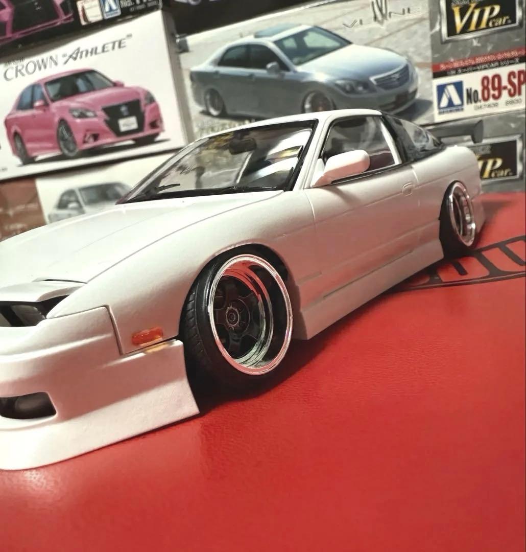 アオシマ URAS 180SX NOS仕様 Ver.2 WORKホイール 深リム