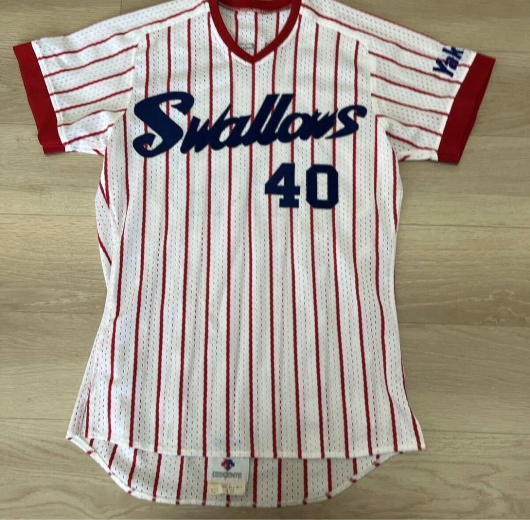 東京ヤクルトスワローズ　鈴木平　実使用ホームユニフォーム　デサント　1992