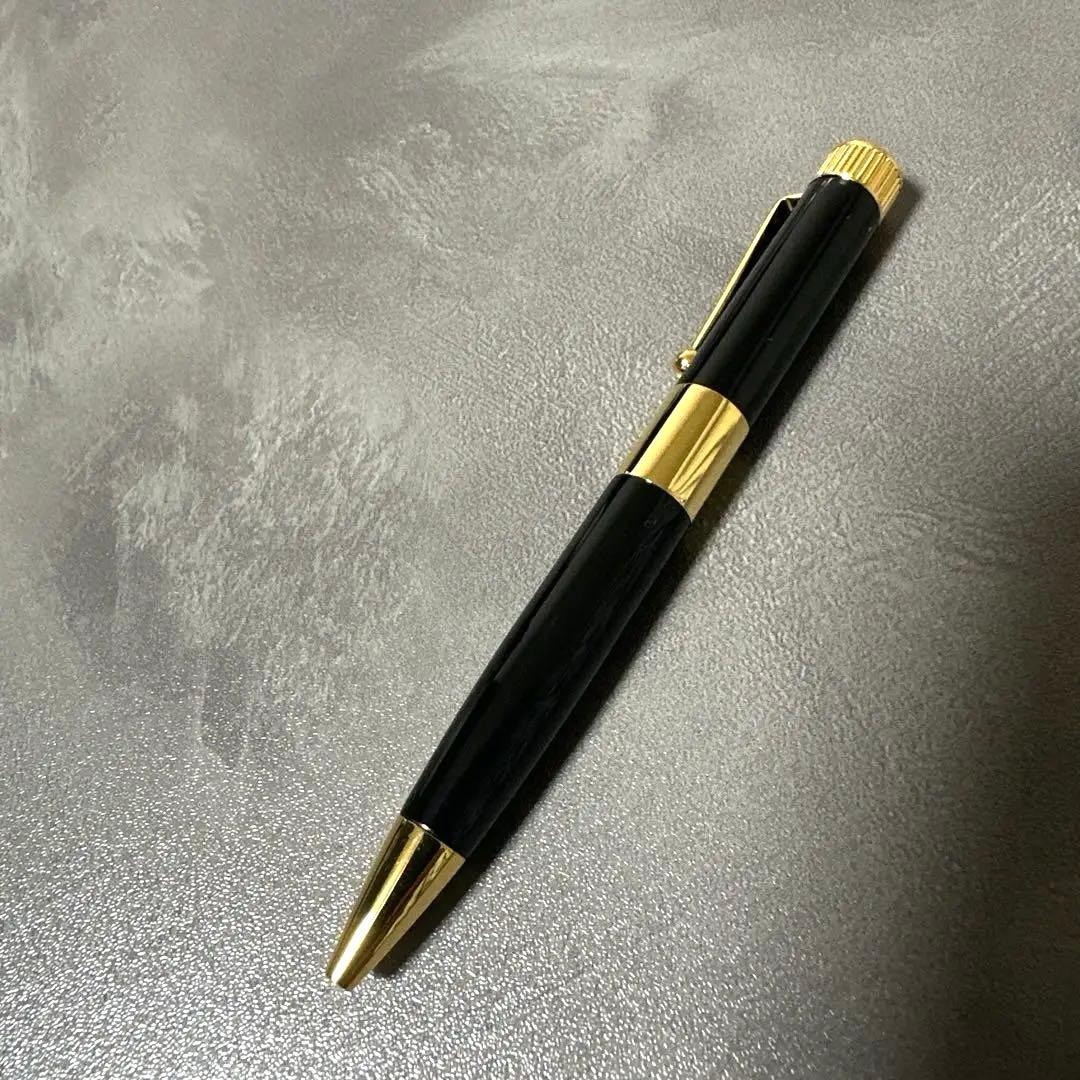 極美品　ロメオ　ミニボールペン　黒金