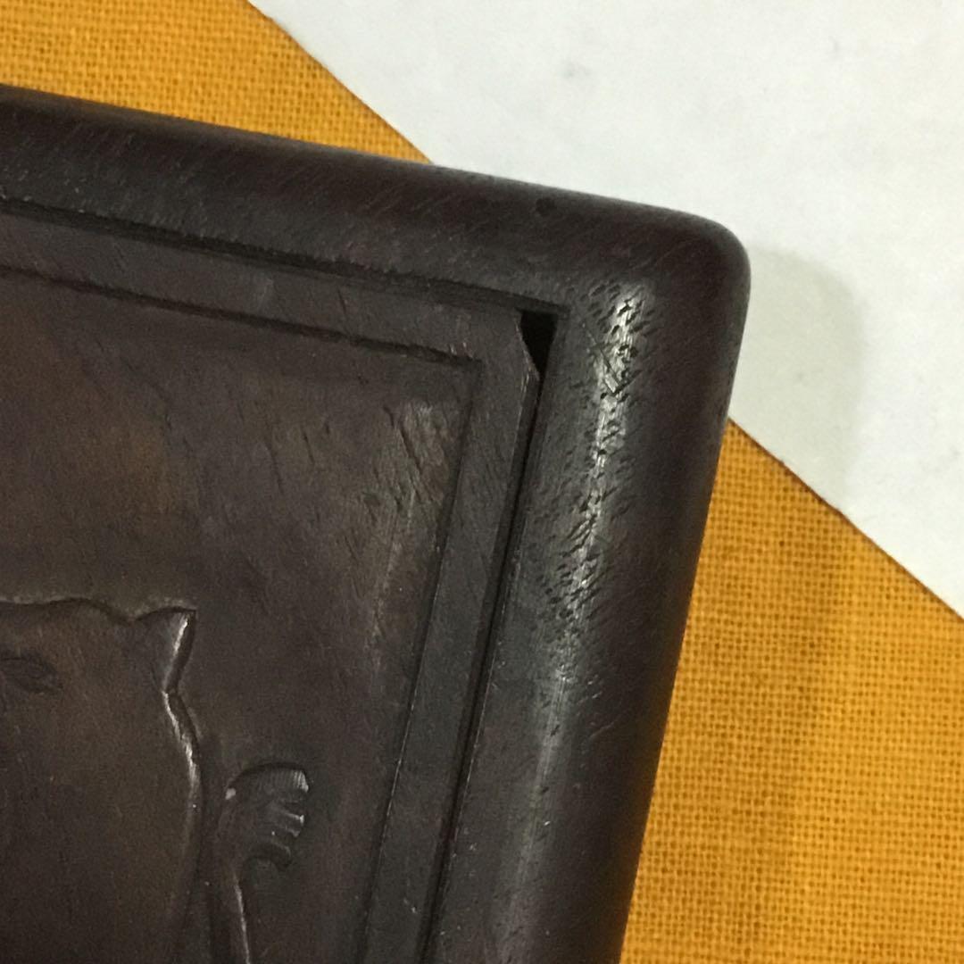 昔のシガレットケース　木製