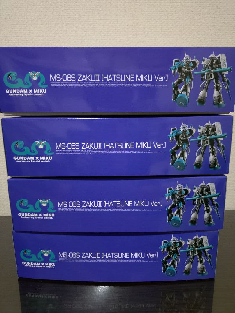 【新品未組立】RG 1/144 MS-06S ザクII [初音ミクVer.]4点