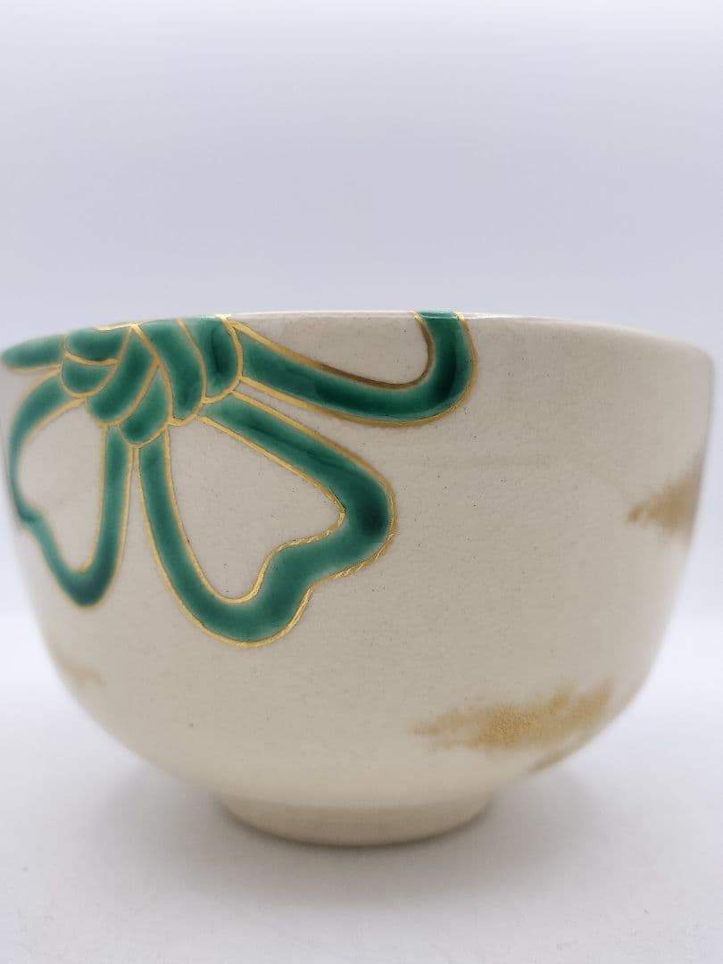 b570茶碗 仁清写　結桜 宮川香雲 木箱 茶道具　古物