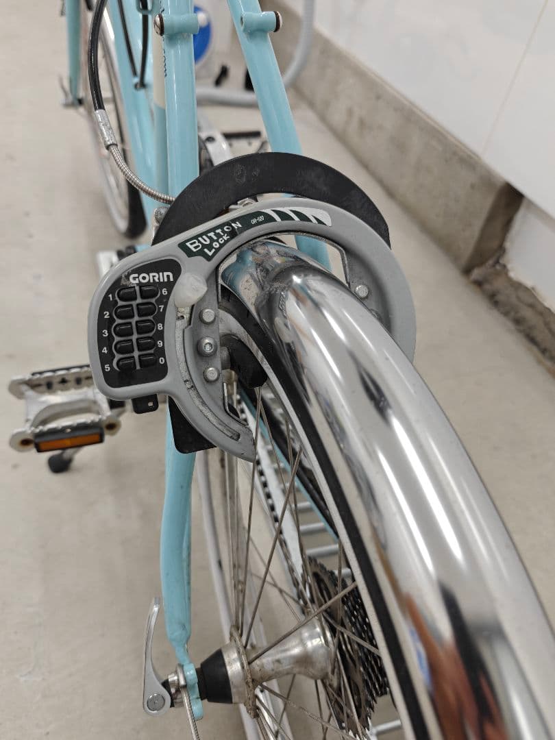 20インチ 406 自転車 m406L 水色 ミニベロ10段変速 ママチャリ