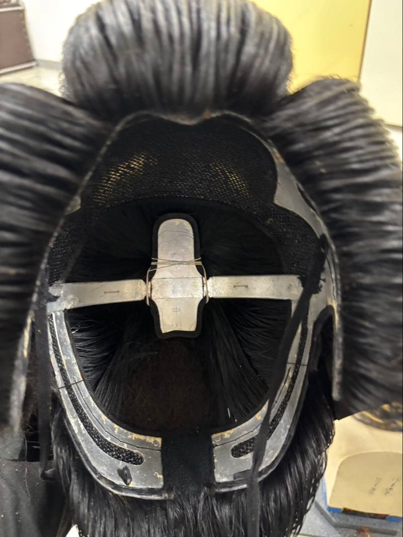 日本舞踊用 黒い髪高島田