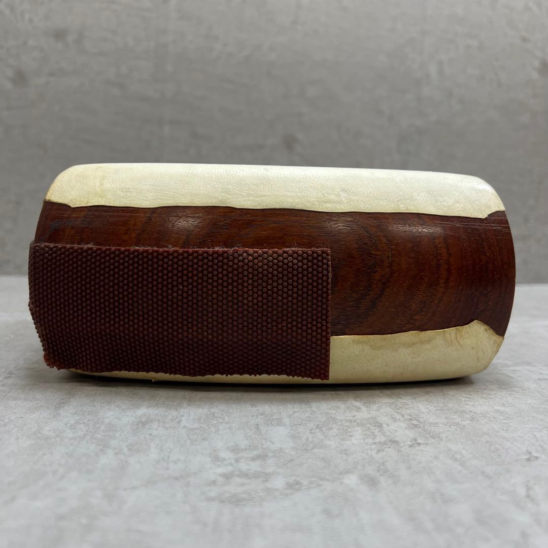 高級品　津軽三味線用　子持ち綾杉胴　和楽器　23㎝×24㎝　約1537g