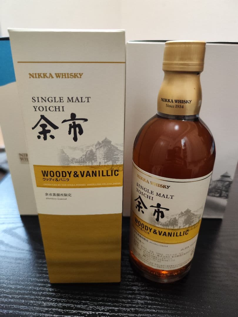 【余市蒸溜所限定】シングルモルト 余市　ウッディ& バニラ　500ml
