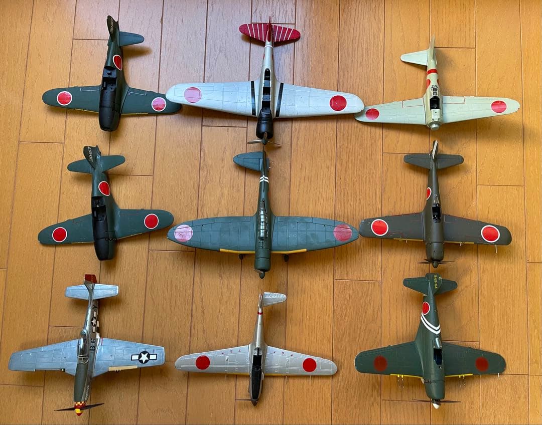 ①　マルシン1/35 金属模型 零戦 戦闘機 ジャンク計28機　※プラモデルでは