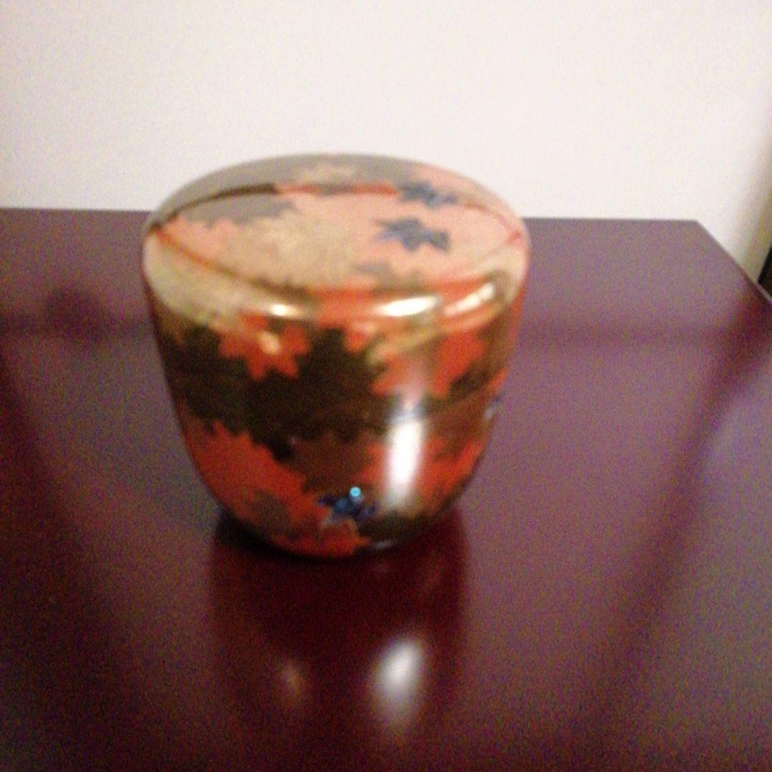 荒井正春　紅葉蒔絵棗