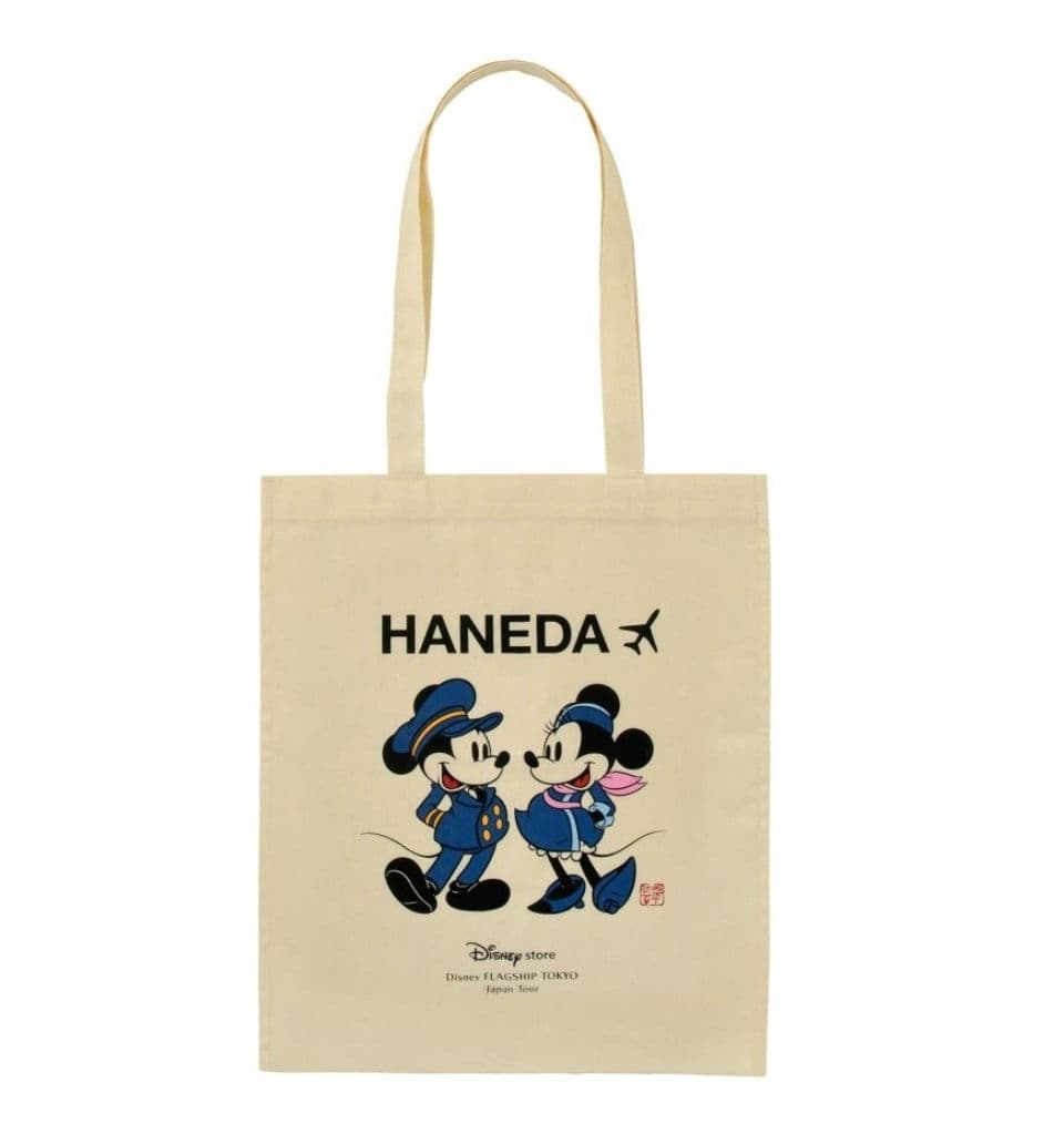 羽田 ミッキー ミニー パイロットキーチェーン トートバッグ アクキーセット