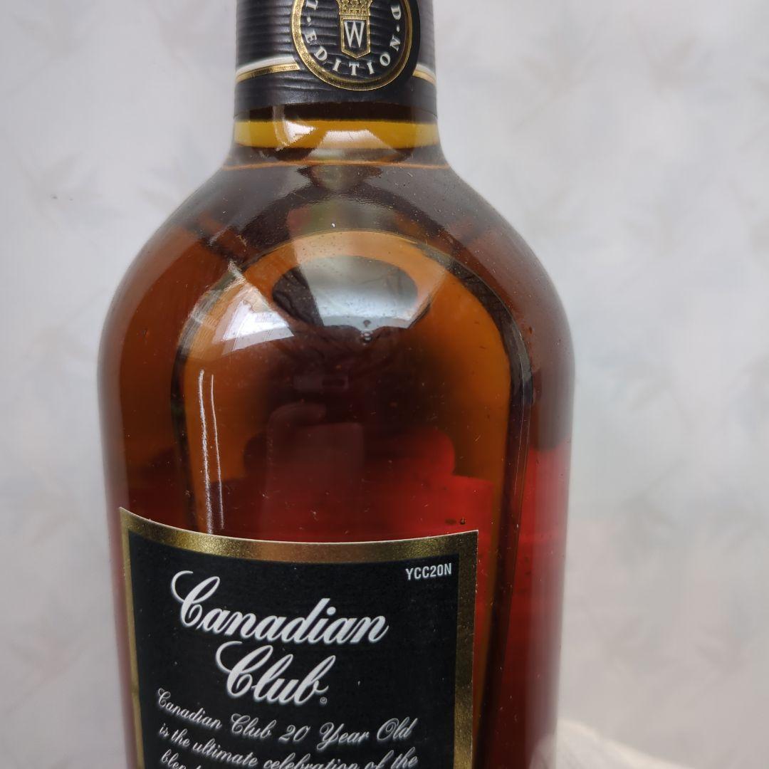 古酒 未開栓 カナディアンクラブ 20年　限定版 リミテッドエディション