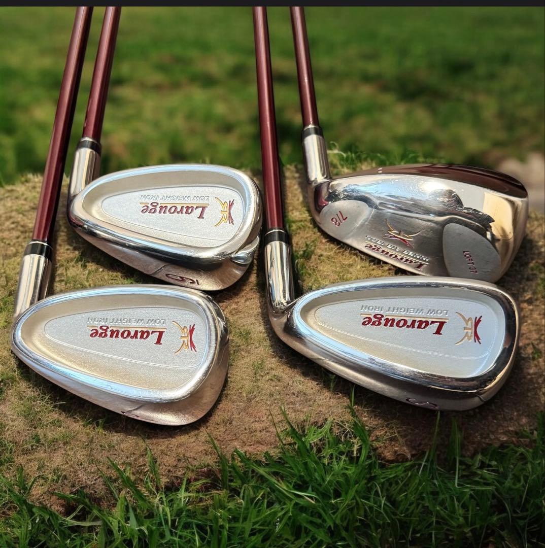Larouge ラルージュ レディースゴルフクラブセット 8本 初心者向け