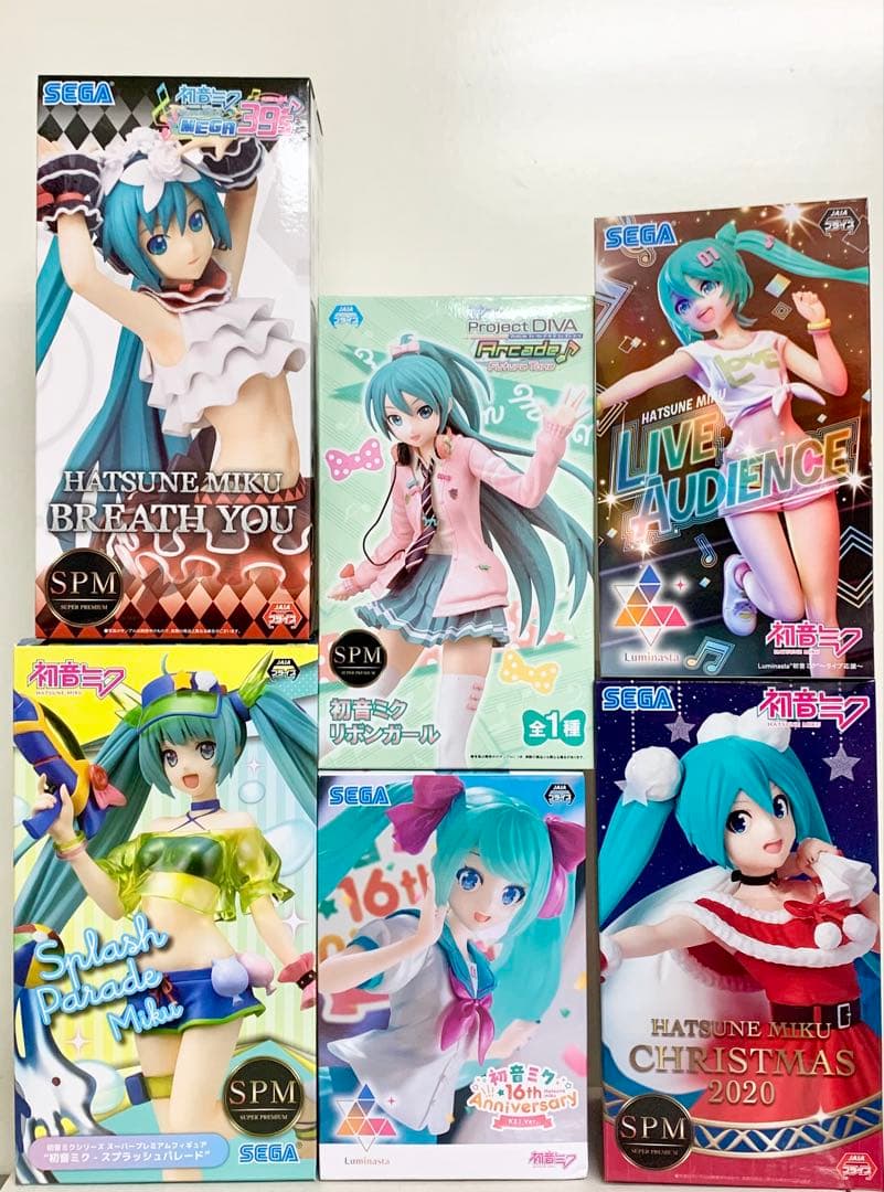 【25点】初音ミク フィギュア 25体セット【まとめ売り】タイトーセガフリュー