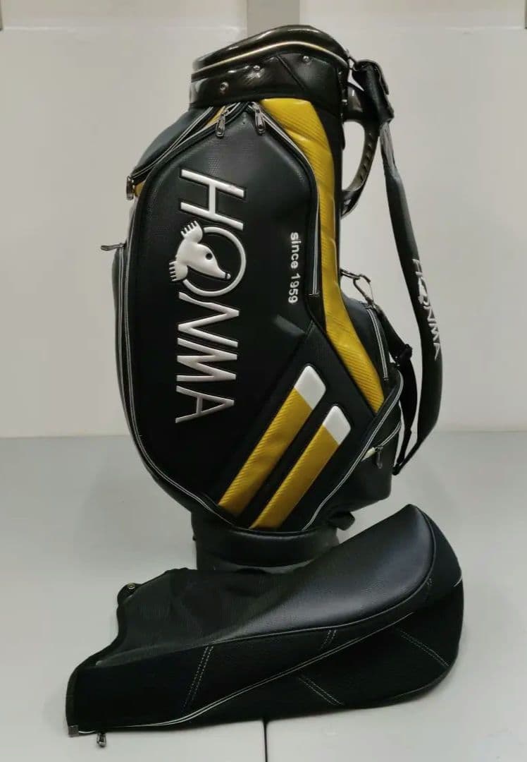 HONMA ホンマ キャディバッグ ゴルフバッグ ブラック/ゴールド