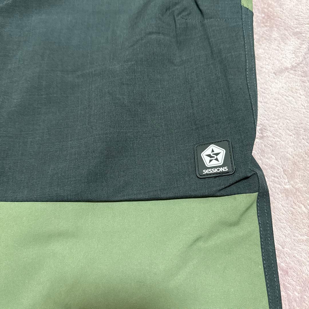 SESSION スノーボードパンツ カーキ/ブラック