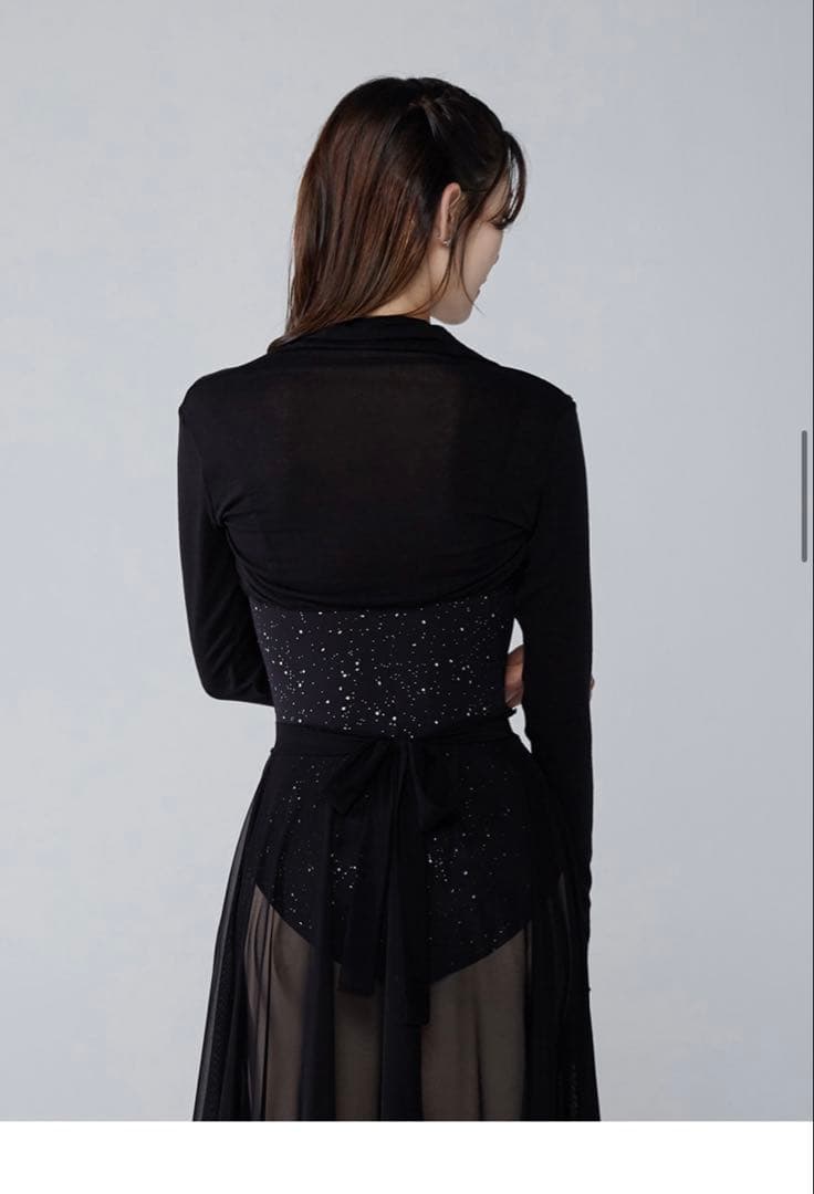 バイプリエ　ニットシャーリングシュラグ　黒