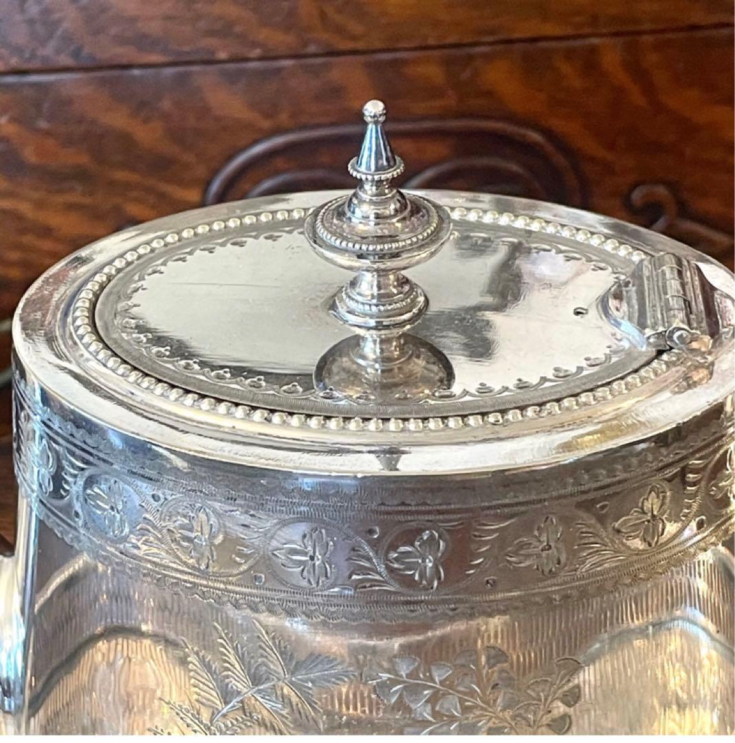 英国　イギリス　アンティーク　ティーセット　シルバープレート　純銀P 銀製品