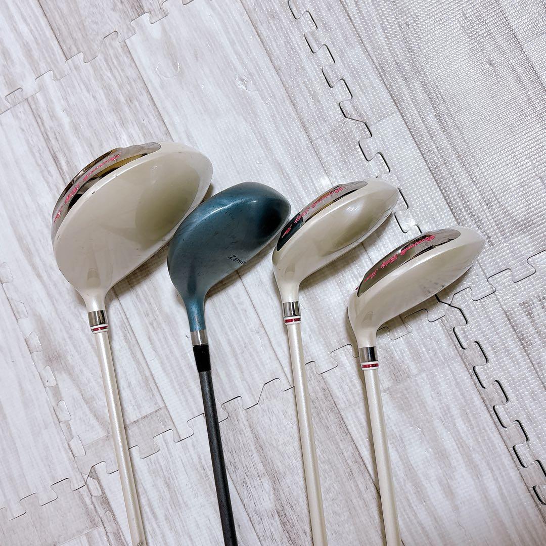 左利き ルーズベルトテディベア ゴルフクラブ レディースセット 12本 レフティ