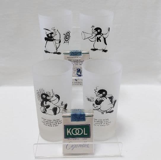 ペンギン KOOLクールアンティーク❤︎1954年プロステッドグラス完璧セット！