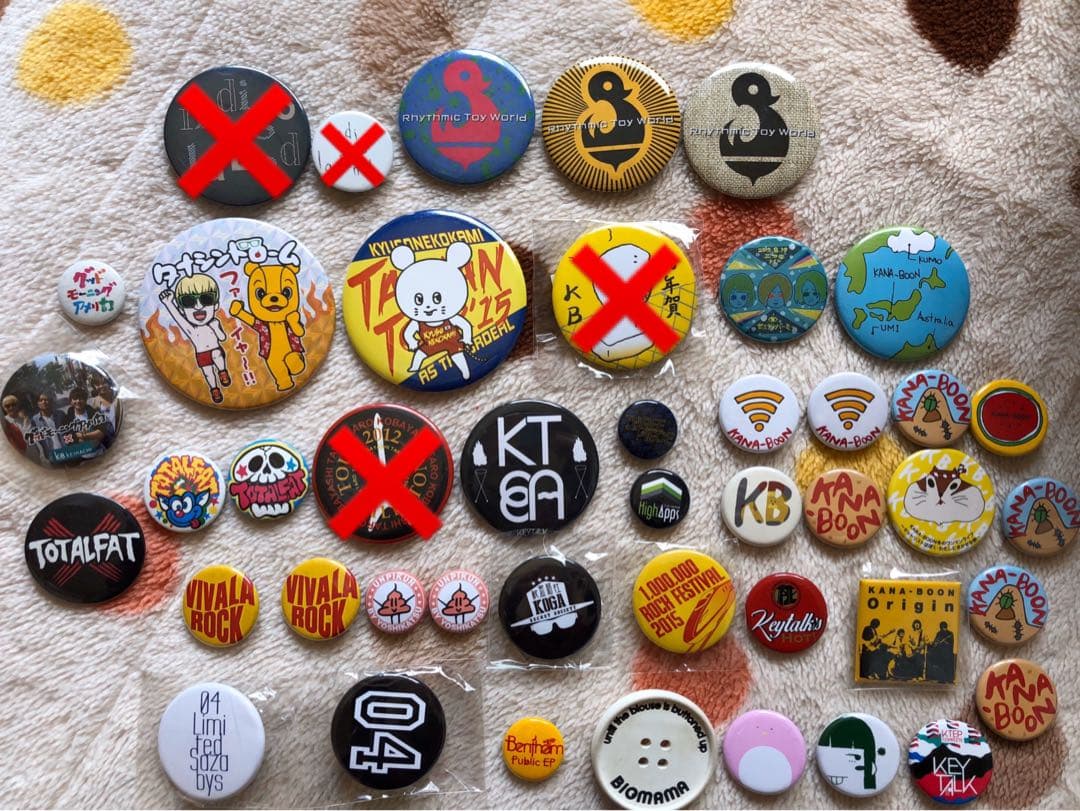 バンド 缶バッジ キーホルダー 各種