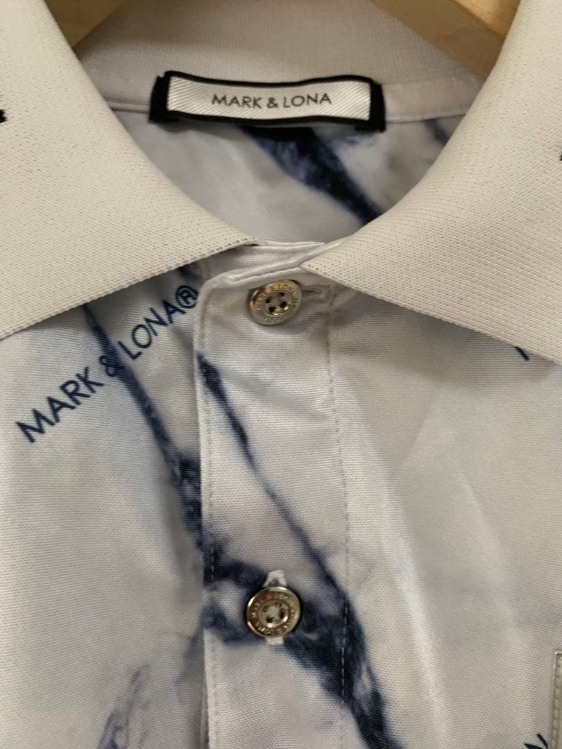 MARK & LONA マーブルポロシャツ 44