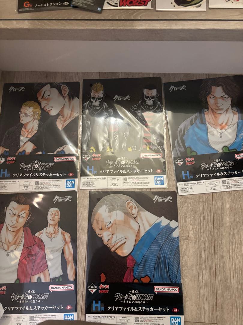 一番くじ クローズ＆WORST さすらいの鴉たち B賞 ラストワン賞＋下位賞