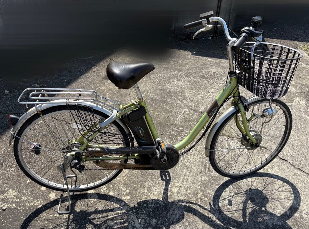 川*博様 引取り限定 マルキン 電動自転車 充電器/バッテリーあり※訳アリ/ジャ