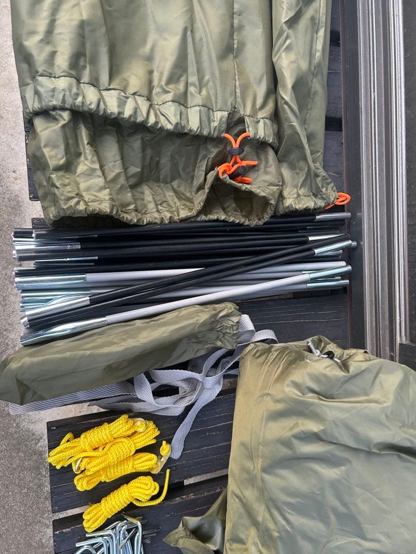 コールマン ツーリングドームst 純正グラウンドシート付き