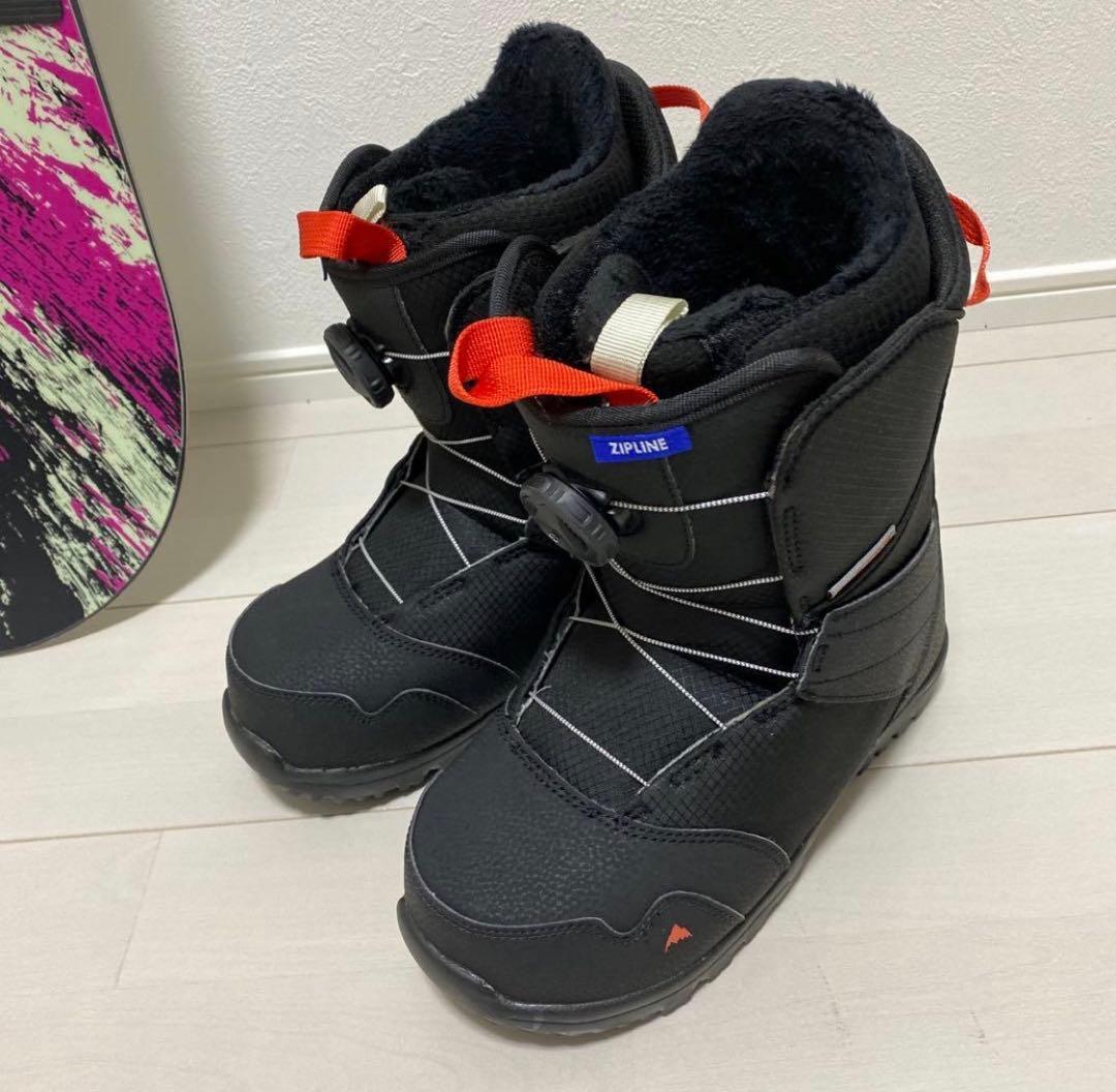 美品 BURTON バートン キッズスノーボード3点セット