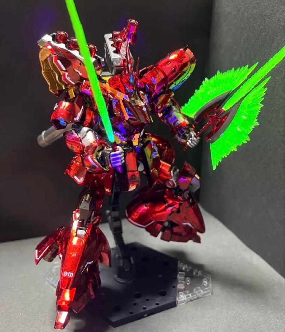 RG サザビー メカニカルコアメッキ 塗装済 完成品 ガンダムベース限定