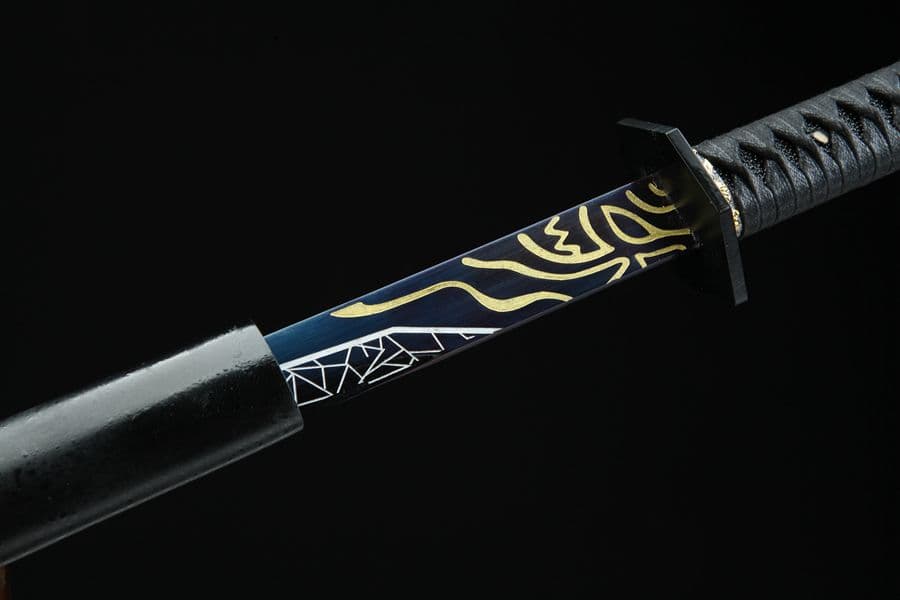 魔刀千刃（曲げ金）武具　刀装具　日本刀　模造刀   居合刀