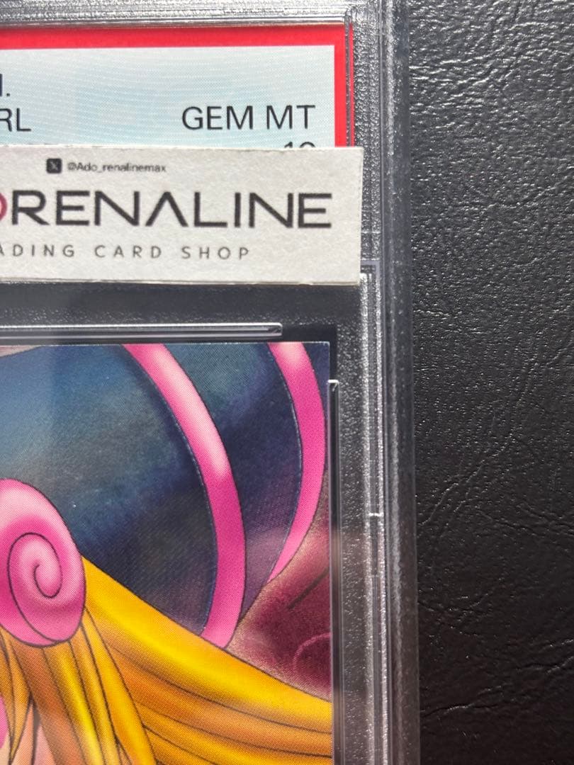 【PSA10】ダンジョンダイスモンスターズ ブラックマジシャンガール ピンク背景