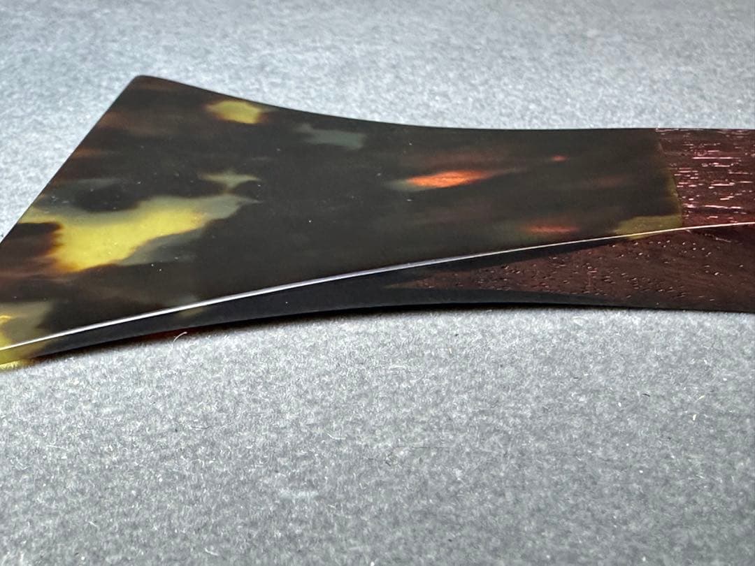 希少品　津軽三味線　撥バチ　鼈甲撥天然素材　和楽器　民謡　アンティーク細密細工