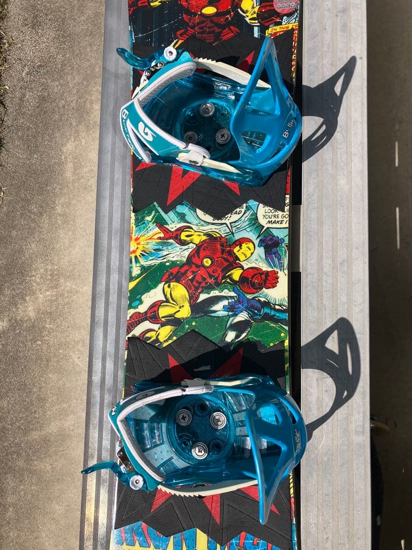 Burton スノーボードMarvel Comics サイズ115㎝3点セット