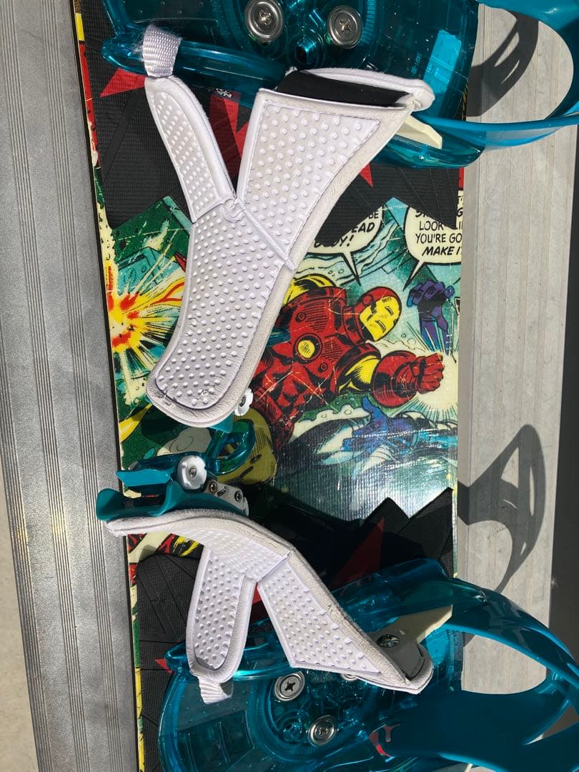 Burton スノーボードMarvel Comics サイズ115㎝3点セット