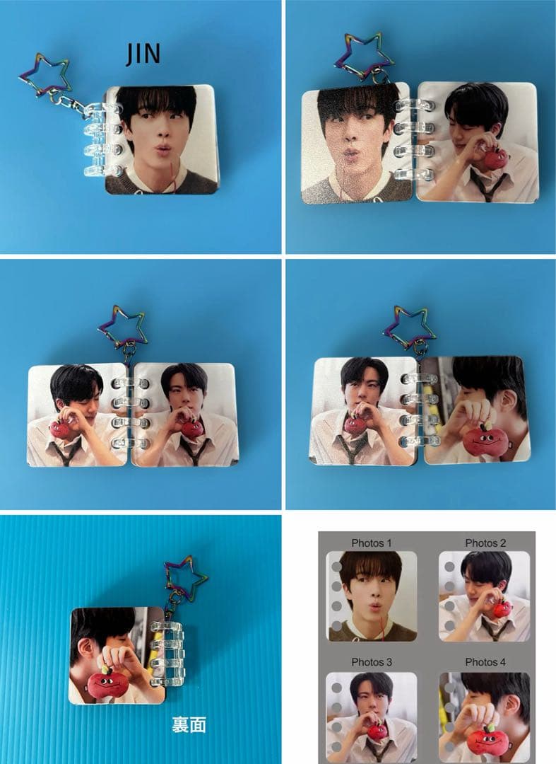 BTS JIN 両面ホログラムフォトカード