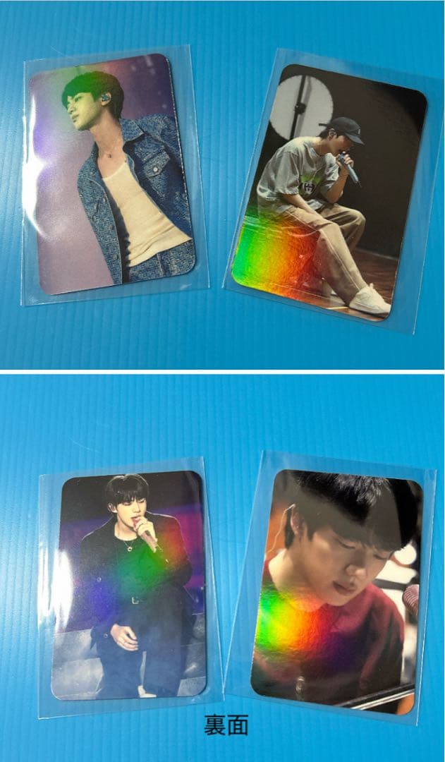 BTS JIN 両面ホログラムフォトカード