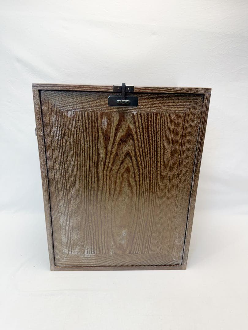 未使用 茶道具 指物師 仙水正之作 蝋引き仕上げ 桑 旅箪笥 十三点セット印有