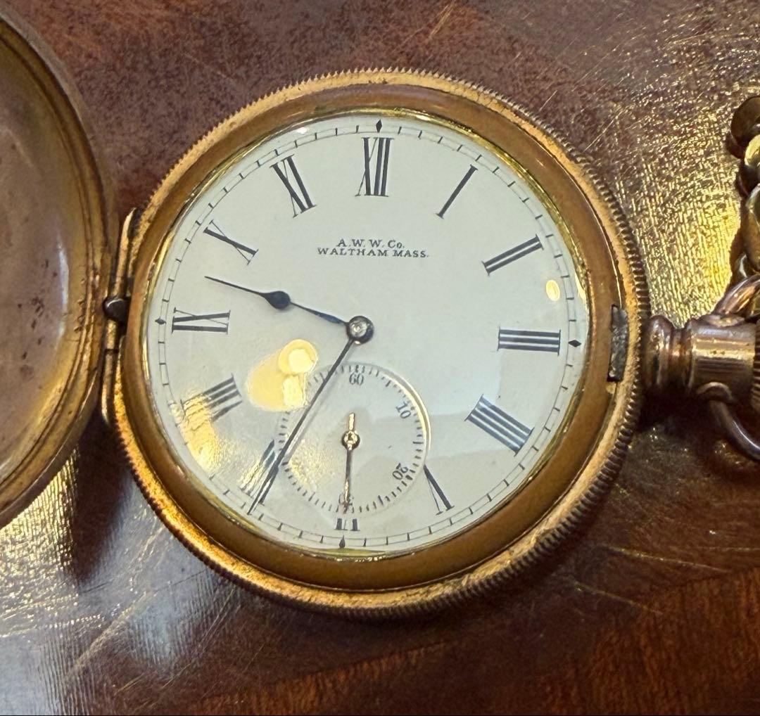Waltham 懐中時計　稼働中